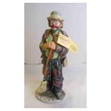 Classic Porcelain Emmett Kelly, Jr. Clown Figurine