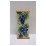 Vintage Joan Baker Designs Hand Painted Glass