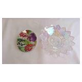 Iridescent Carnival Glass Bowel - Ceramic Small