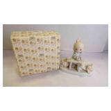 1980s Precious Moments "Press On" Porcelain Figure