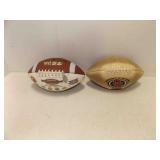2 Collectible Oklahoma Sooners Footballs