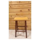 2 Toned Wood Bar Stool