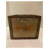 Vintage Bell Dairy Industrial Metal Milk Crate
