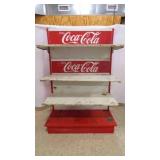 Vintage Metal Coca-Cola Retail Display Shelf Rack