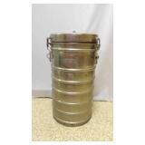 Vintage Stainless Steel Thermal Food Carrier - 27"