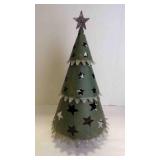 Rustic Tiered X-Mas Tree Candle Holder Table Dï¿½cor