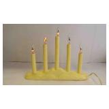 Vintage Ivory 5-Light Electric Christmas Candolier