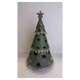 Rustic Tiered X-Mas Tree Candle Holder Table Dï¿½cor