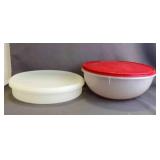 Vintage Tupperware Fix N Mix Bowl & Pie Taker