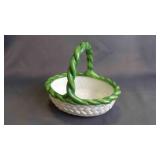 Fitz & Floyd "Pepper Gourmet Porcelain Basket w/