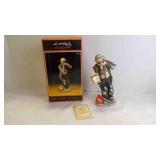 Classic Porcelain Emmett Kelly, Jr. Clown Figurine