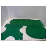 70" Hunter Green Table Runner Poinsettia Design