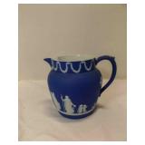 Wedgewood Dark Blue Jasperware Pitcher