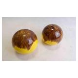 Vintage Ceramic Yellow/Brown Drip Kitchenware