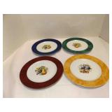 4 Philippe Deshoulieres Limoges Porcelain Salad