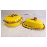 Vintage Ceramic "Autumn Leaf " Kitchenware Items