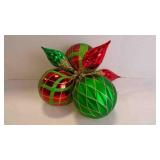 Festive X-Mas Tree Topper Multi-Cluster Ornaments