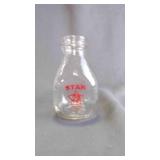 Star Dairy Inc. Glass Milk Bottle