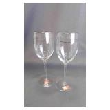 3 Beautiful Vintage Fine Crystal Stemware Glasses