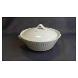Vintage Porcelain Ware Lidded Casserole Dish/Bowl