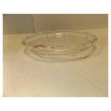 Vintage Mikasa 12" Round Glass Dessert Platter