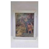 Framed "Caring For Garden" Print By Margaret Ayer