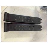 2-Glock 22 magazines; 40 cal