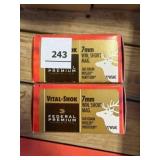 Federal 7mm Win Short Mag; 160gr; Nosler; 40 ct.