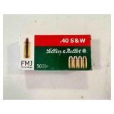 Lellier & Bellot. 40 S&W ammo; 180gr; 50 ct.