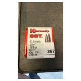 Hornady 6.5mm bullets; 123gr; 100 ct.