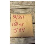 Winchester 38/357 call bullets; 158gr; 500 ct.