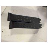 2-Glock 22 magazines; 40 cal