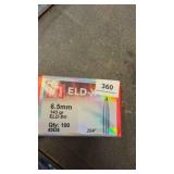 Hornady 6.5mm 143 gr bullets; 100 ct.