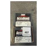 Nosler 270 cal bullets; 130gr; 100 ct.