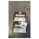 Nosler 270 cal bullets; 130gr; 100 ct.