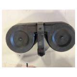 AR-15 100 Rd drum magazine, nylon bag, oil