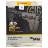 SIG SB15 Pistol Stabilizing Brace -New