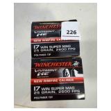 Winchester 17 Win Super Mag; 25gr; Polymer Tip