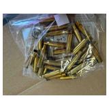 .308 Win Brass; fired once; 34 ct.