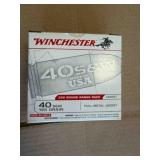 Winchester .40 S&W ammo; 135gr; FMJ; 200-rds-New