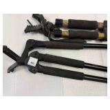 2-shooting sticks; camo has stick residue