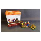 Vintage Dept. 56 "Harvest Yard Fun" Figurine Set