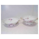 2 French Theodore Haviland Limoges Serving Bowls
