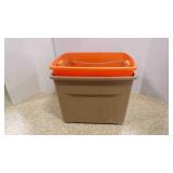 18 & 22 Gal Plastic Storage/Totes - NO LIDS -