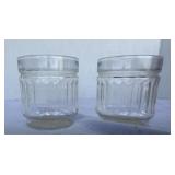 2 vintage Anchor Hocking glasses
