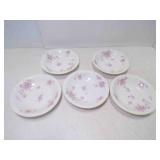 5 French Theodore Haviland Limoges 7ï¿½" Bowls