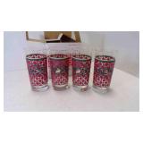 4 Vintage Noritake Royal Hunt Highball Glassware