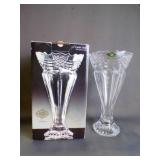 Godinger 12" Espirit 24% Lead Crystal Vase