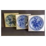 1970, 71 & 72 "Mors Dag" Porcelain Desert Plates