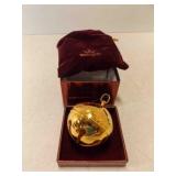 Wallace Annual Gold Plated Sleigh Bell Christmas